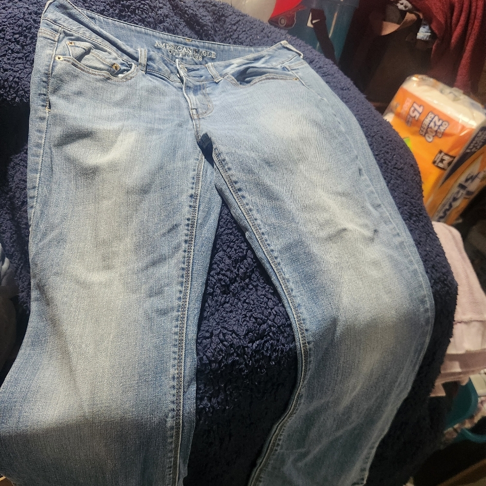 American Eagle Light Wash Boot Cut Jeans